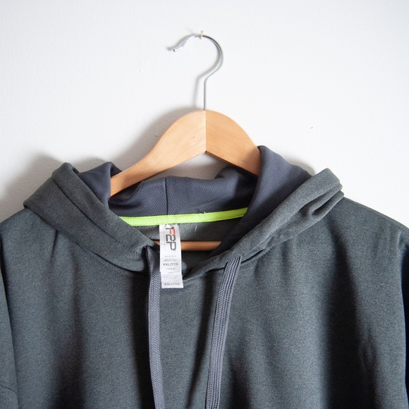 F2P | GREY ATHLETIC HOODIE - Picture 4 of 4